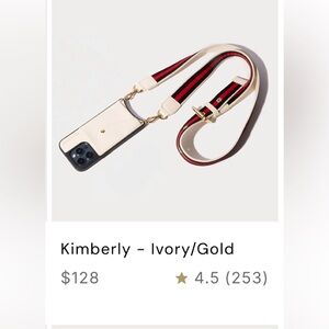 Bandolier Kimberly Ivory/Gold Phone Case 13 pro max